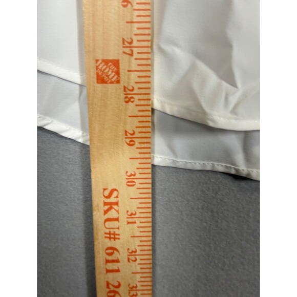 NWT Mizzen Main Leeward Dress Shirt Mens M White Trim Fit French Cuff - Picture 7 of 8